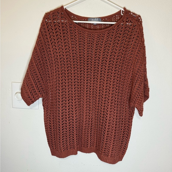 Marled Terra Cotta Sweater - Picture 1 of 2